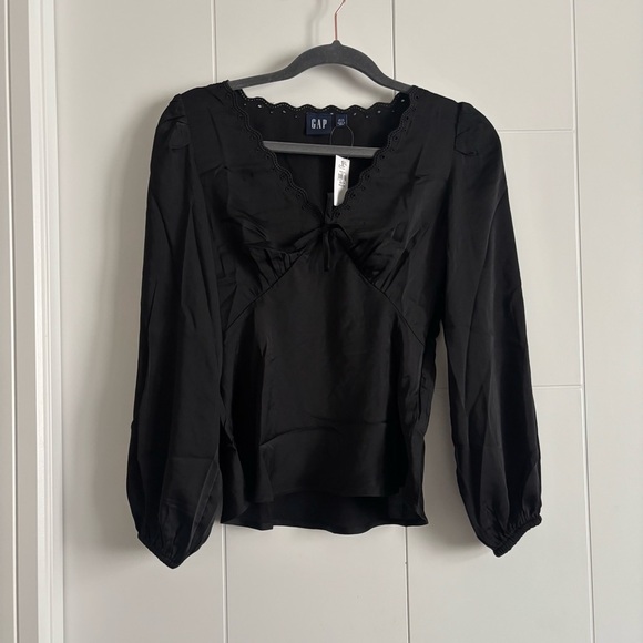 Gap Satin Empire Top - Picture 2 of 8